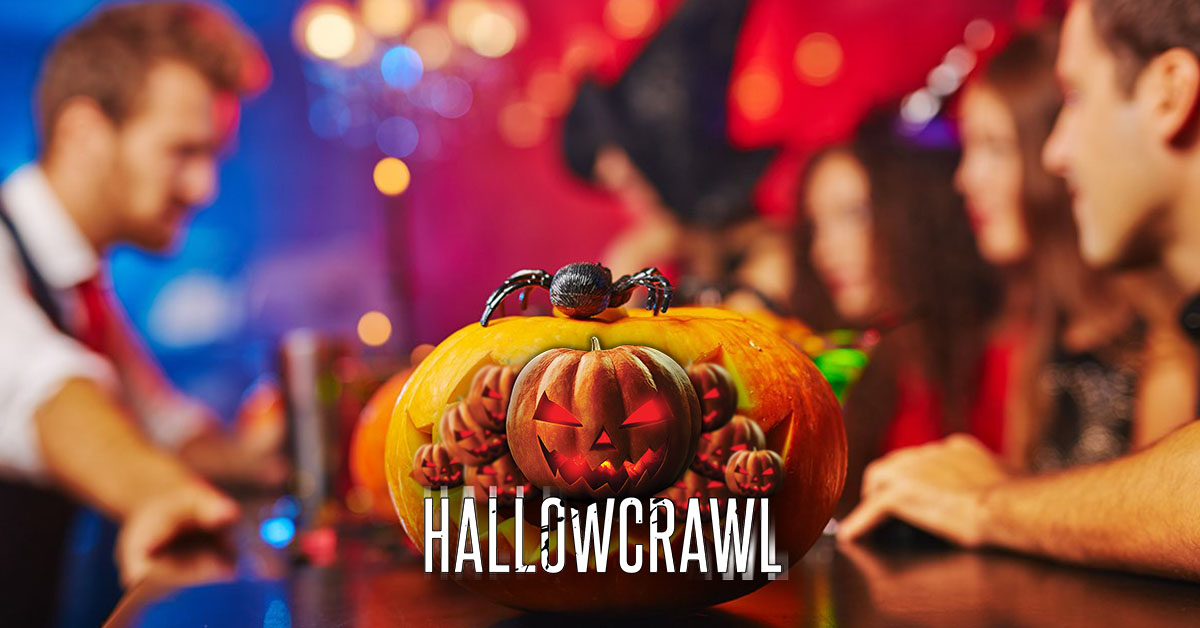 Cool jack o lantern. HallowCrawl - Halloween Bar Crawl in Downtown Royal Oak, MI